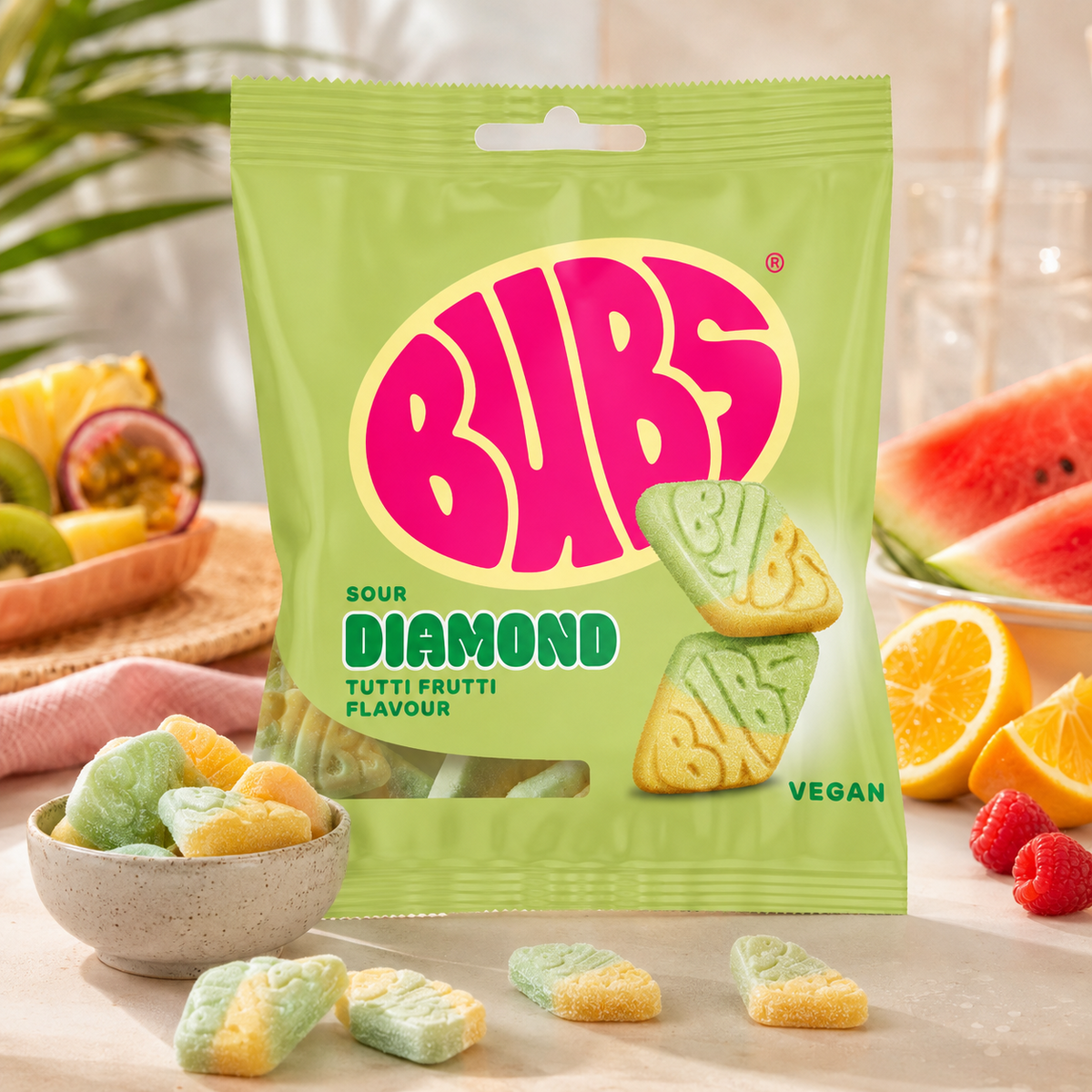 BUBS Tutti Frutti Diamond 155g – lifestylebild