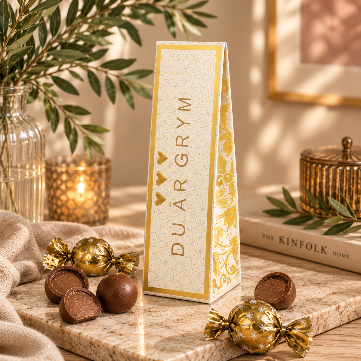 Klaras Chokladkort Du är grym 40 g