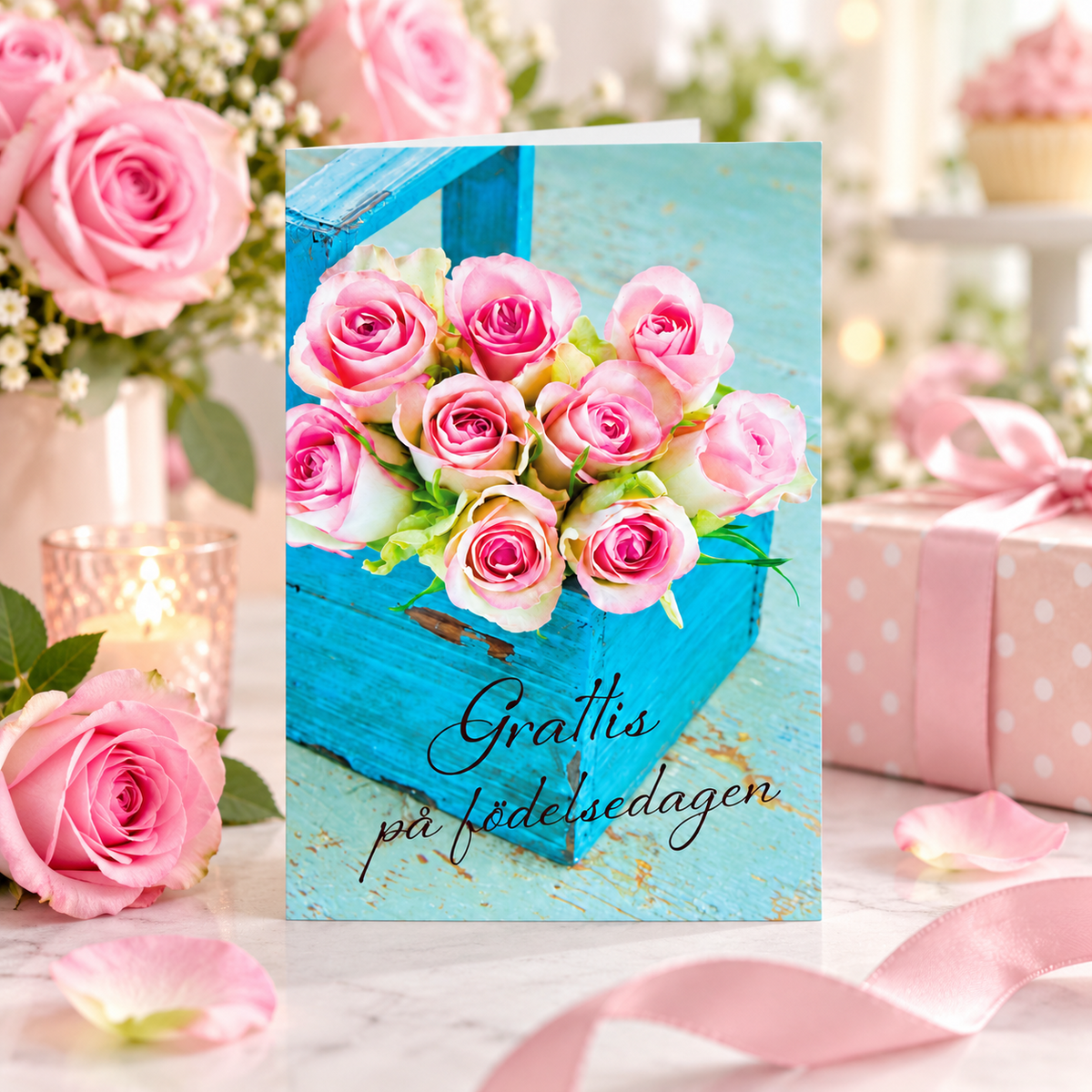 Gratulationskort – Grattis på födelsedagen, lifestylebild
