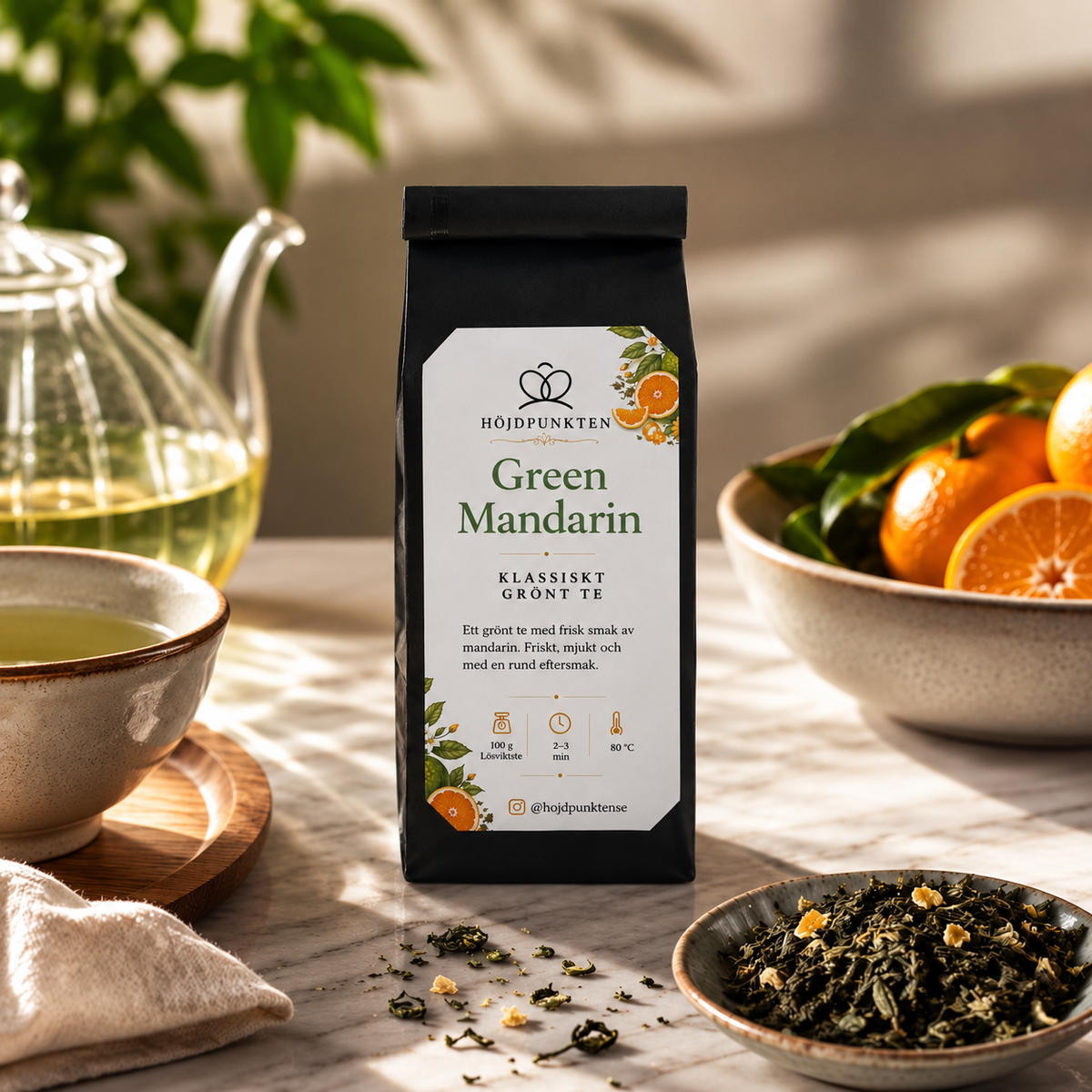 Green Mandarin – grönt löste med mandarin 100 g