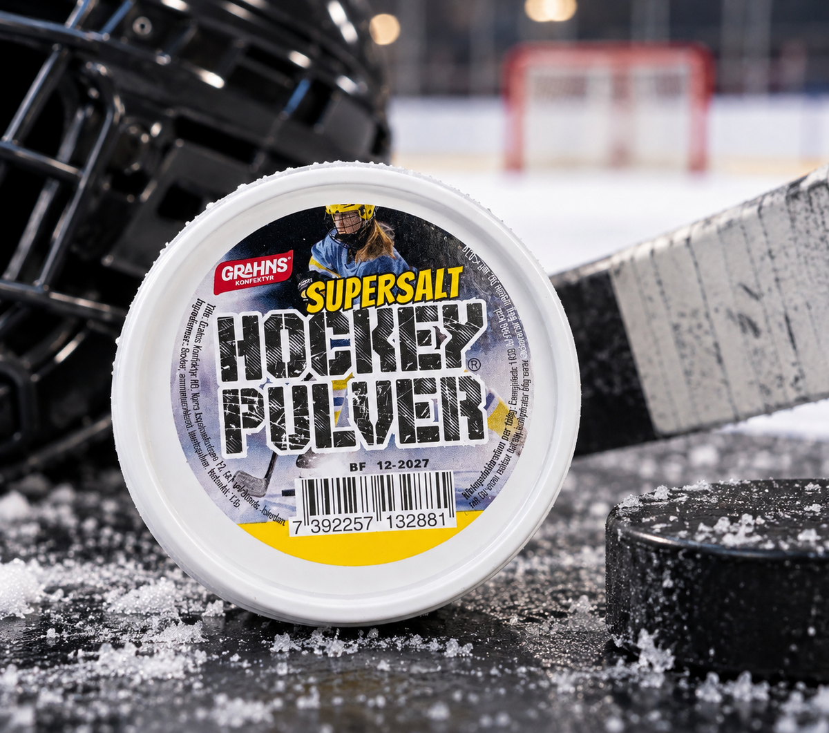 Grahns Supersalt Hockey Pulver i hockeymiljö