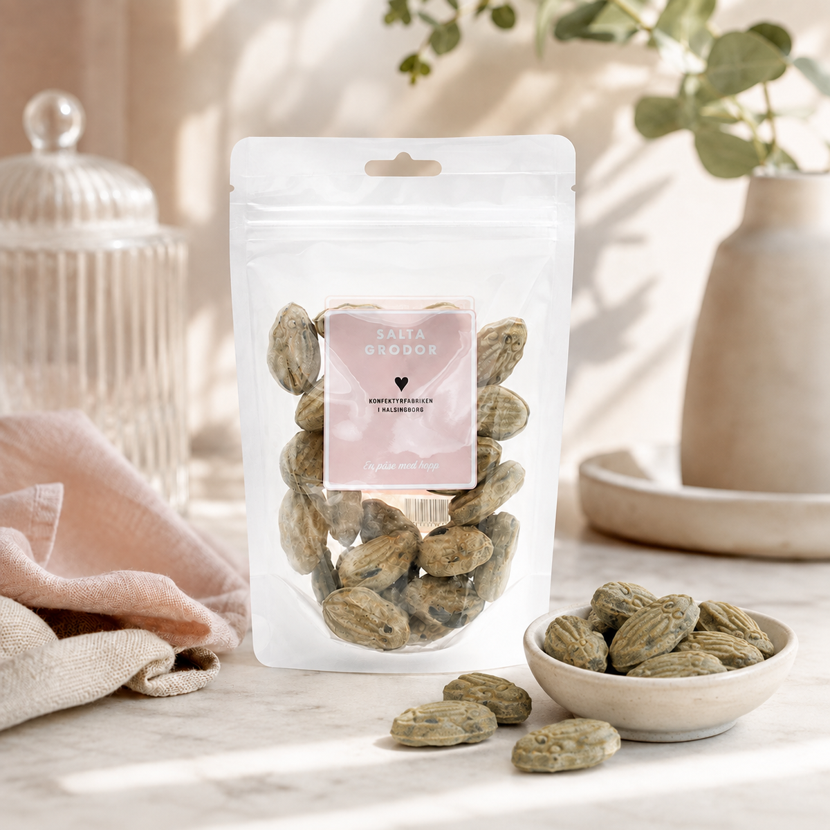 Salta Grodor Lakritskarameller 160 g