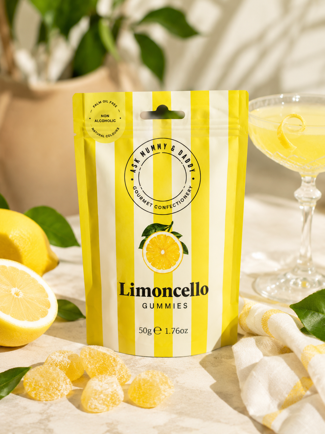 Ask Mummy & Daddy Limoncello Gummies 50 g lifestylebild