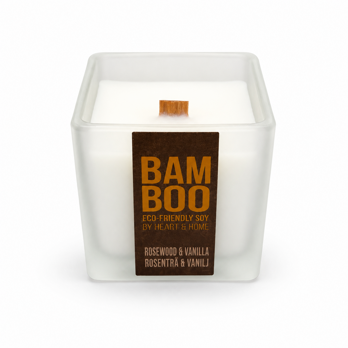 Bamboo Rosewood & Vanilla doftljus – produktbild