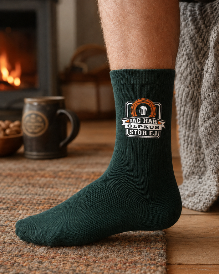 Bamboo Socks Jag har ölpaus stör ej – lifestylebild