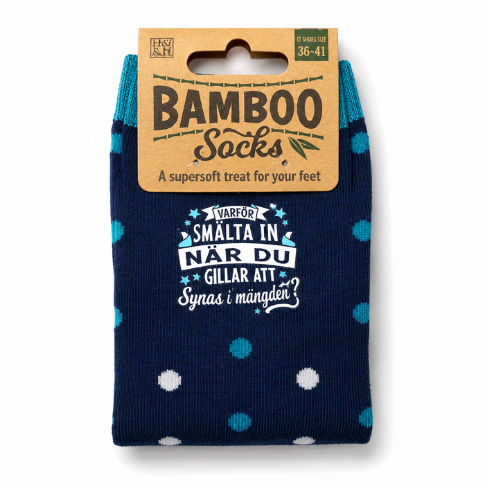 Bamboo Socks Varför smälta in – produktbild