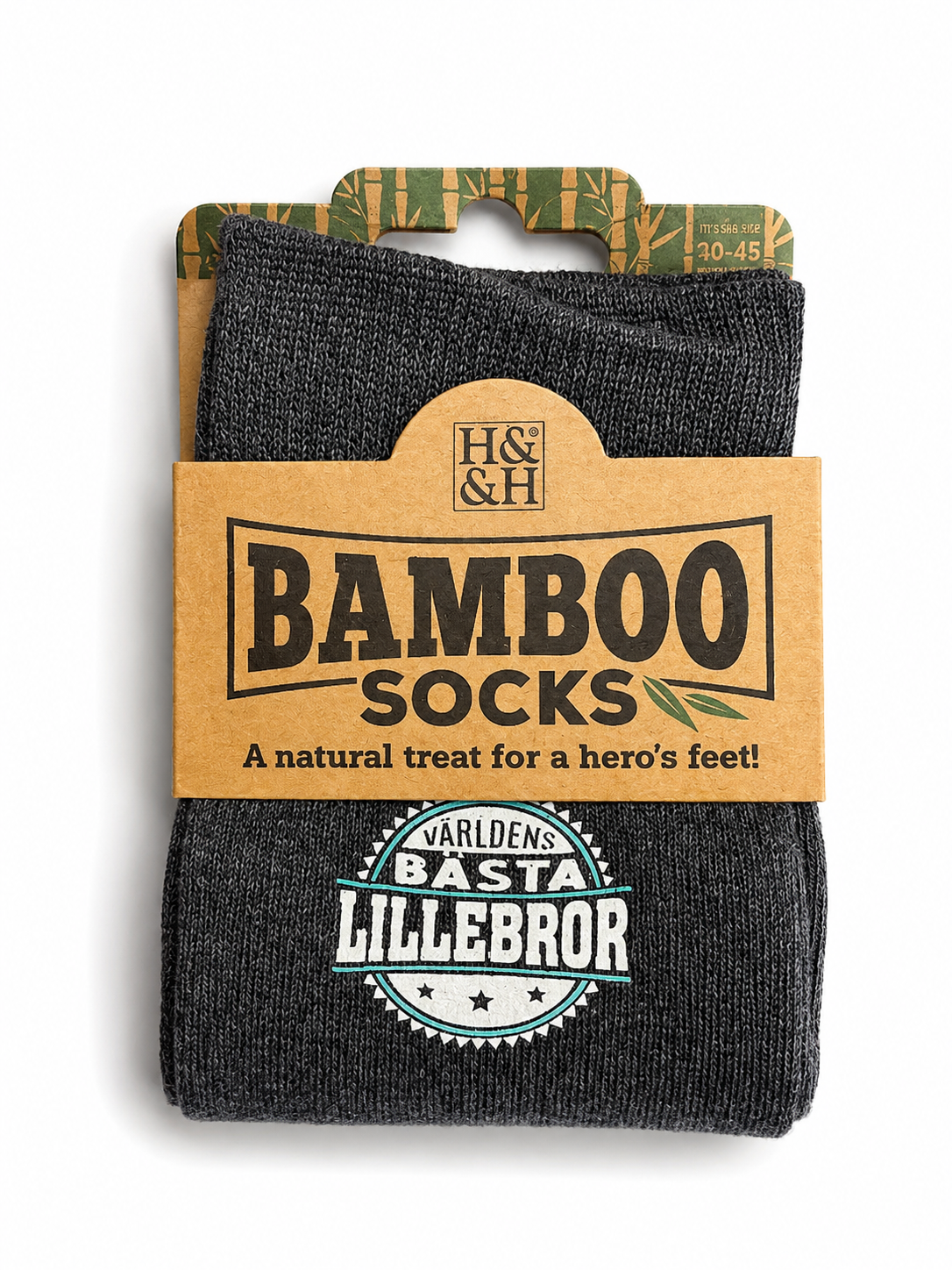 Bamboo Socks Världens bästa lillebror – produktbild