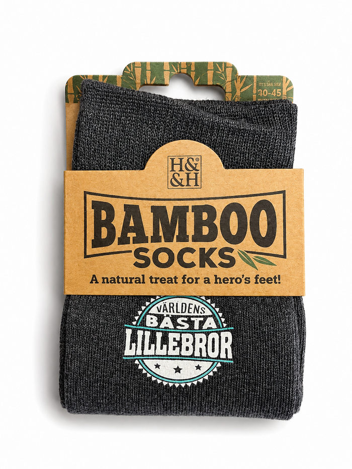 Bamboo Socks Världens bästa lillebror – produktbild