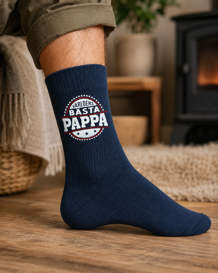 Bamboo Socks Världens bästa pappa – lifestylebild