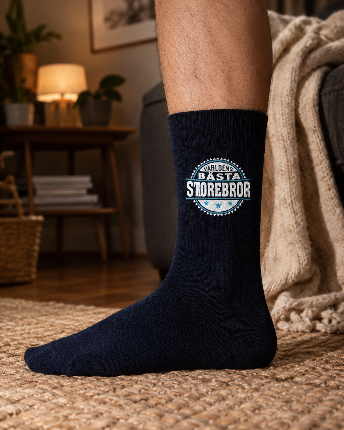 Bamboo Socks Världens bästa storebror – lifestylebild
