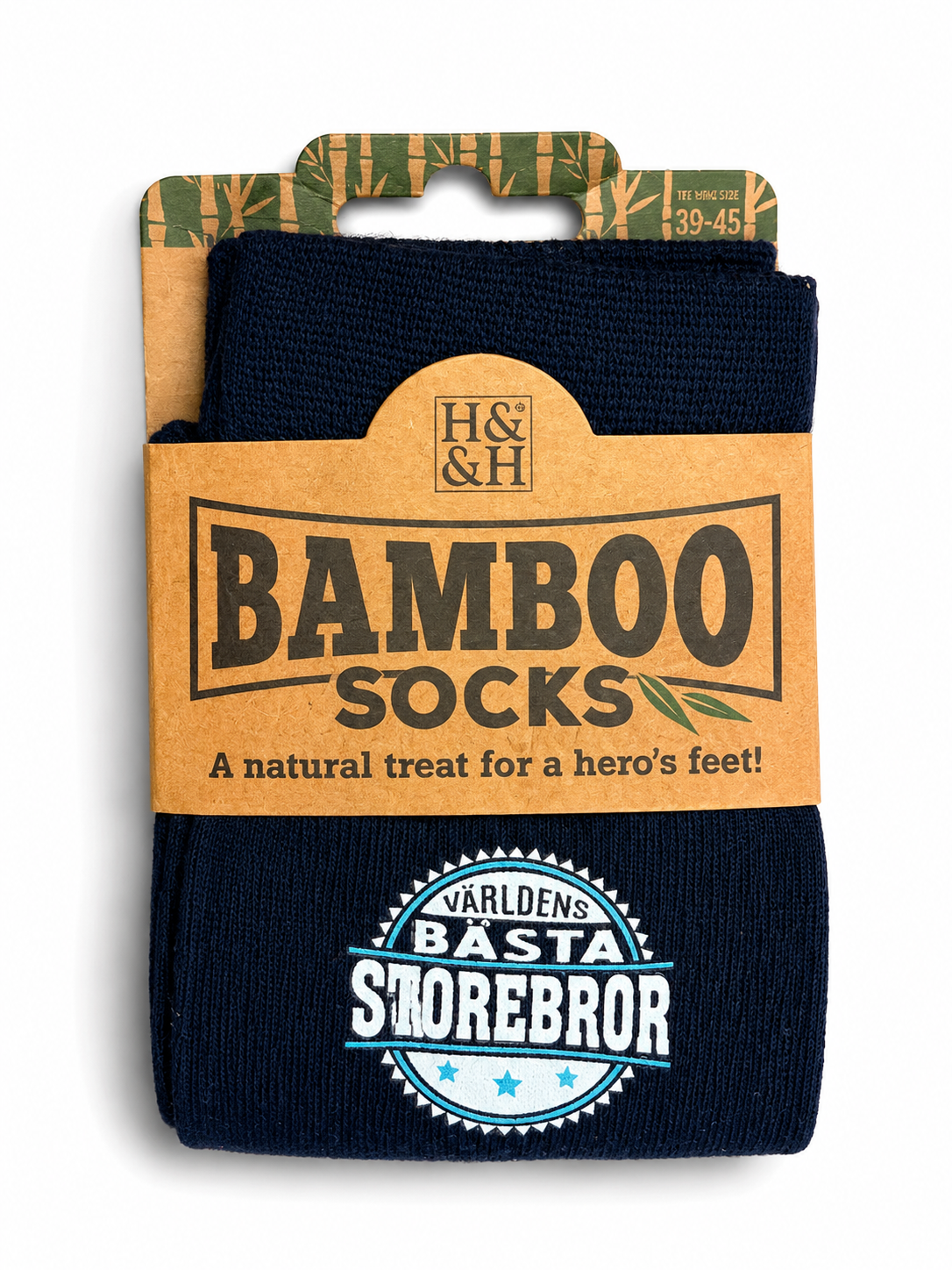Bamboo Socks Världens bästa storebror – produktbild