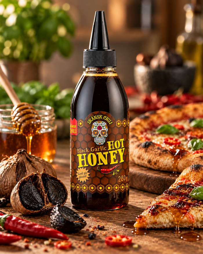 Black Garlic Hot Honey 280 g