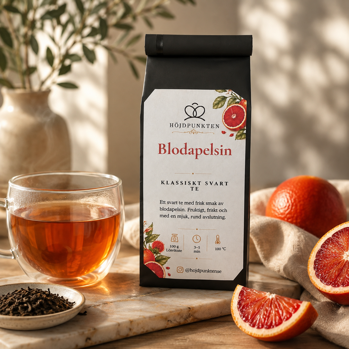 Blodapelsin – svart löste 100 g – lifestylebild