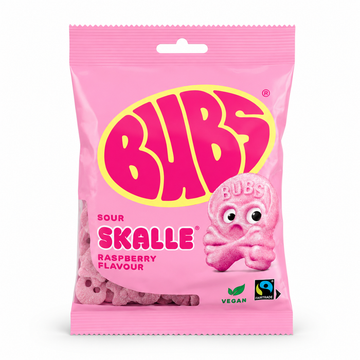 BUBS Raspberry Skalle 90 g
