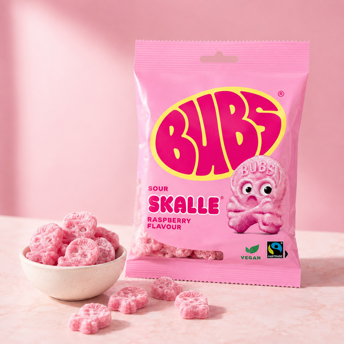 BUBS Raspberry Skalle 90 g