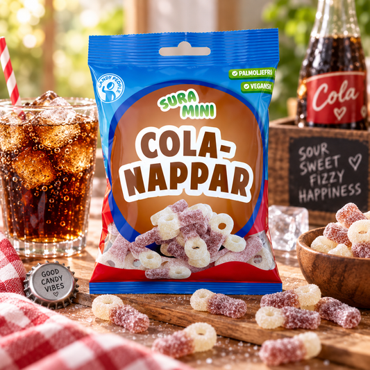 Sura Mini Cola-nappar 80 g