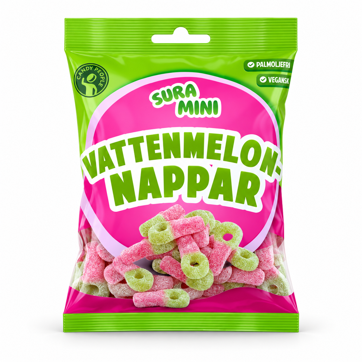 Sura Mini Vattenmelon-nappar 80 g