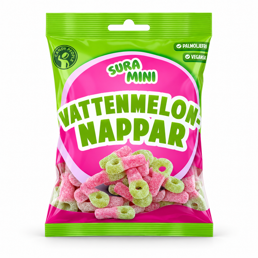 Sura Mini Vattenmelon-nappar 80 g