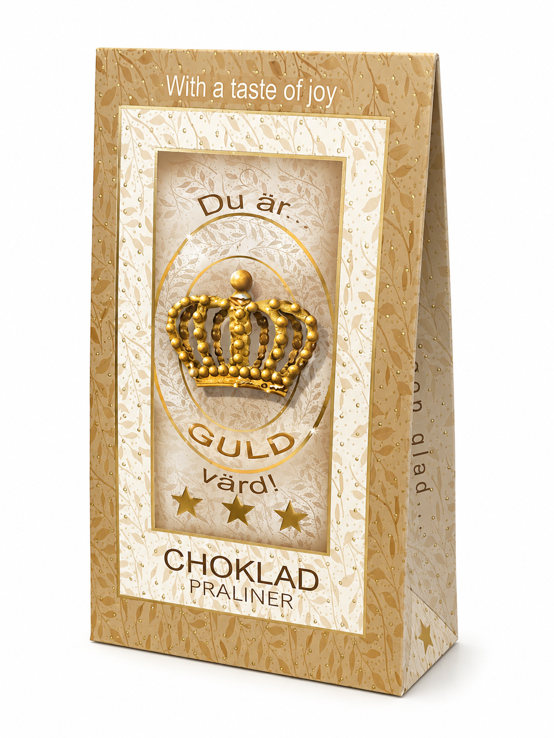 Du är GULD värd chokladpraliner – produktbild