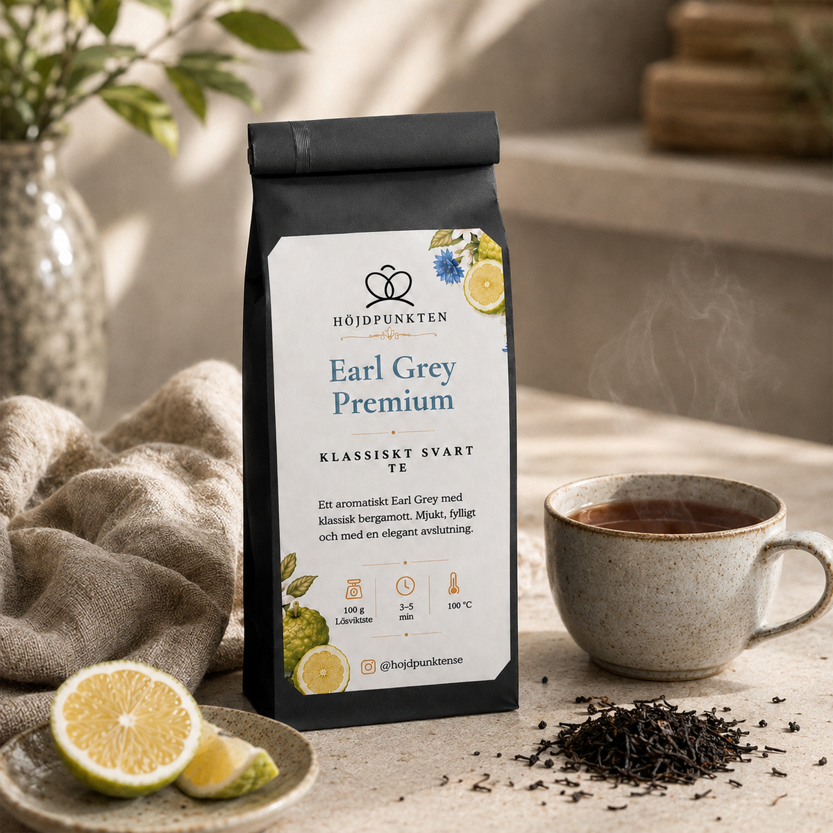 Earl Grey Premium – svart löste 100 g – lifestylebild