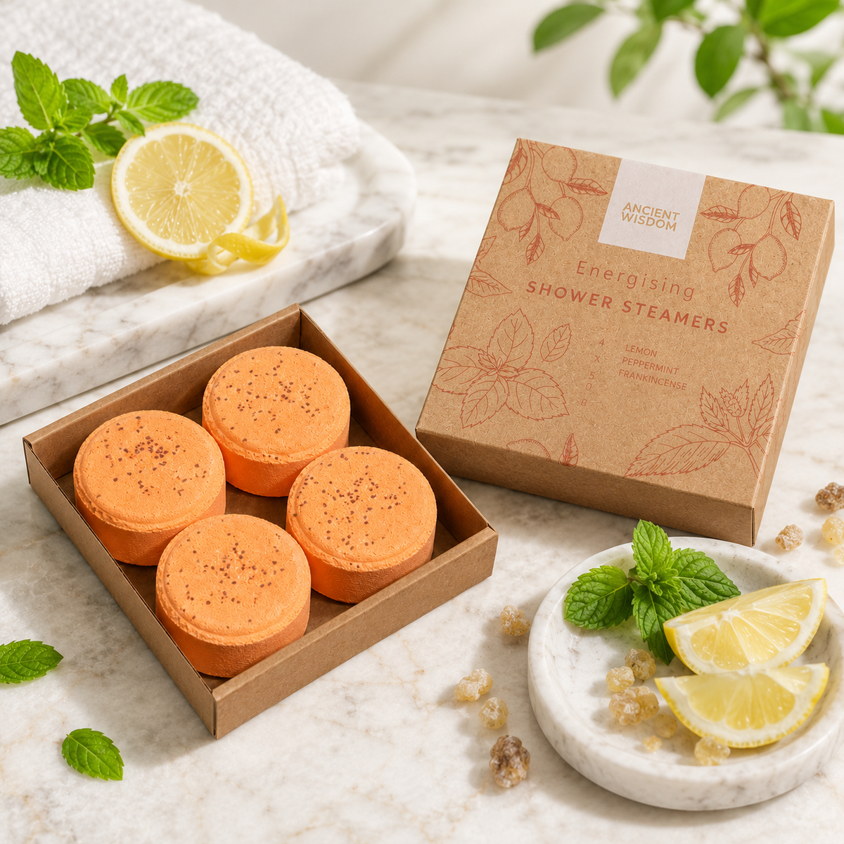 Energising Shower Steamers – lifestylebild