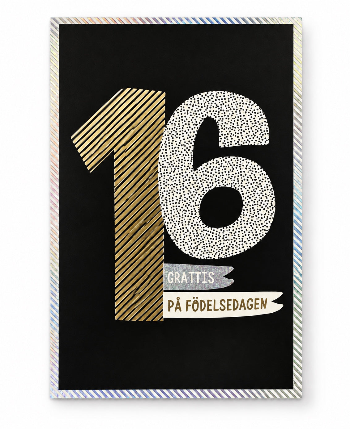 Födelsedagskort 16 år – produktbild