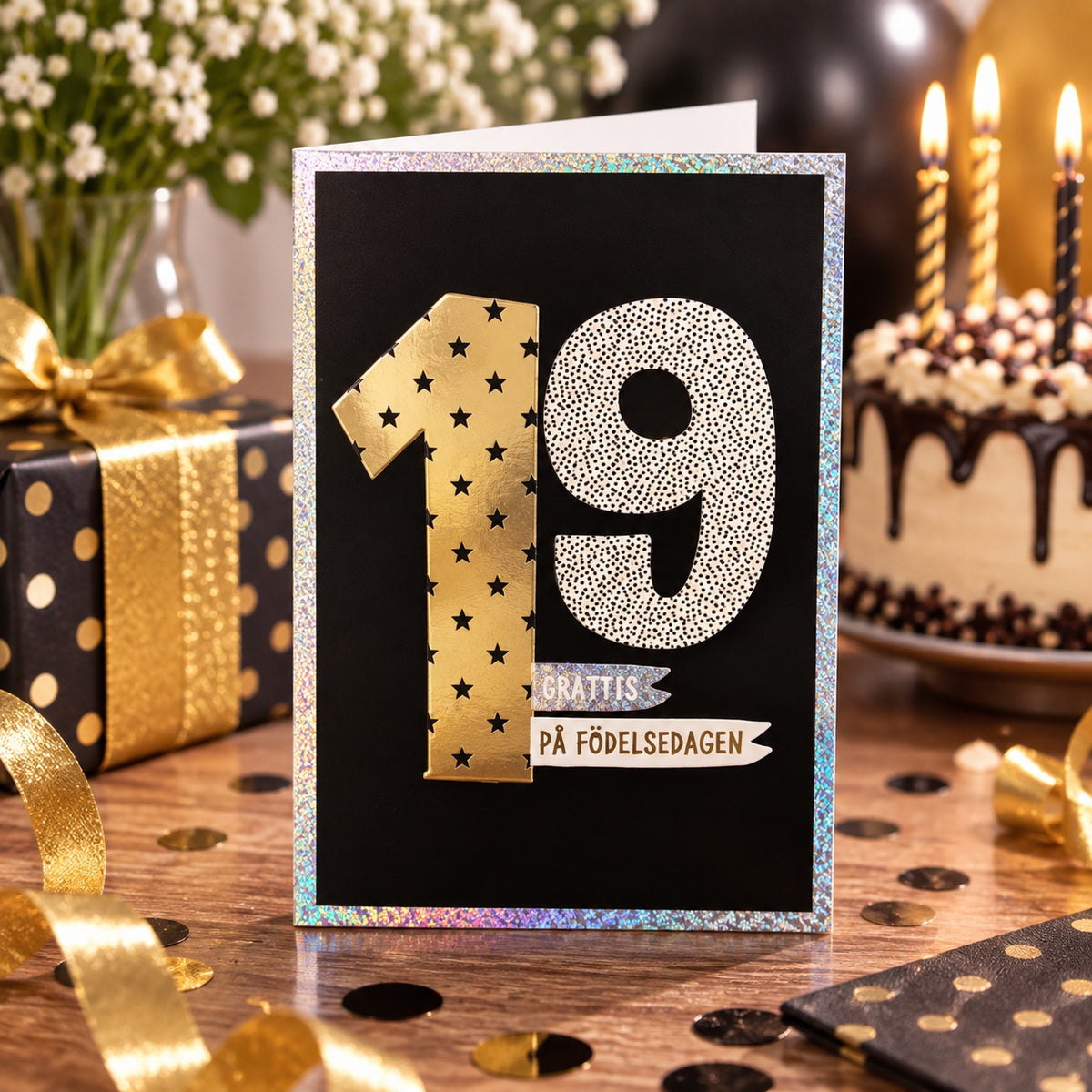 Födelsedagskort 19 år – lifestylebild