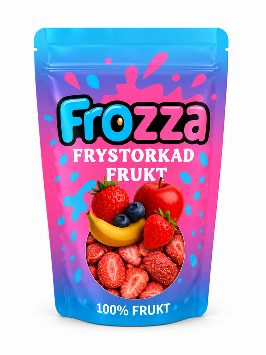 Frozza frystorkade hela jordgubbar – produktbild