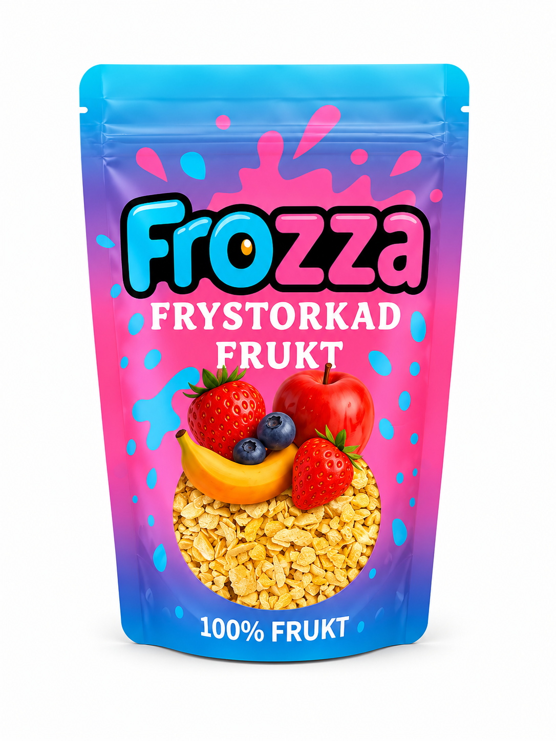 Frozza frystorkad passionsfruktskrisp – produktbild