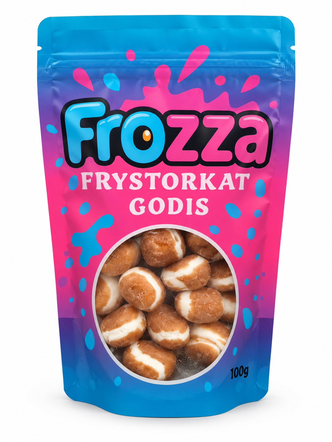 Frystorkat godis Frozza Colakastanjer 100 g
