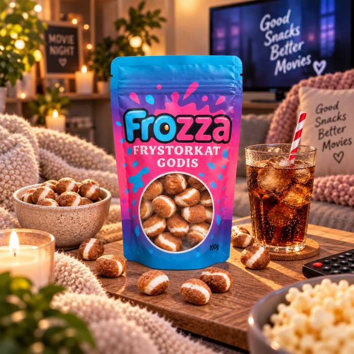 Frystorkat godis Frozza Colakastanjer 100 g