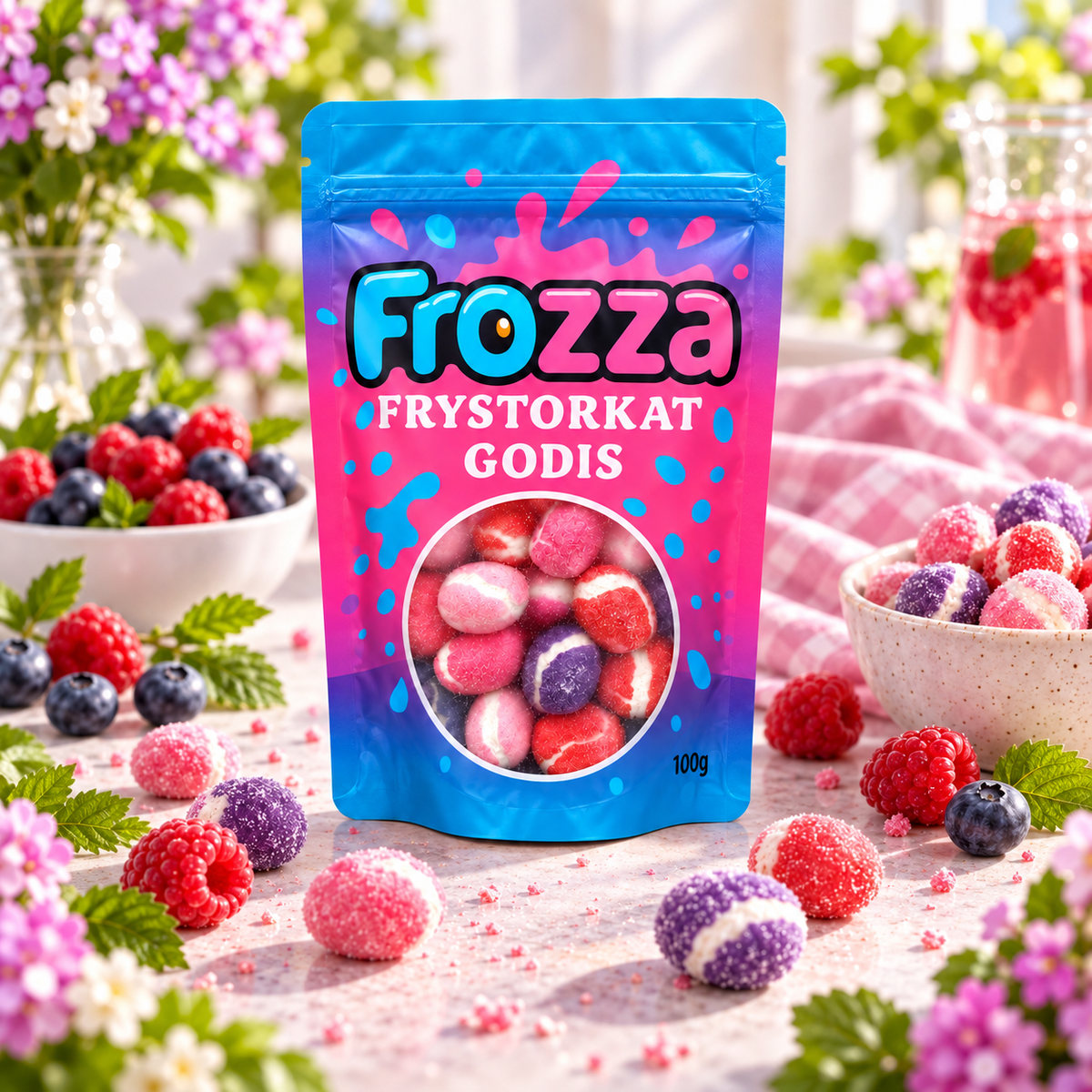 Frystorkat godis Frozza Wild Berries 100 g