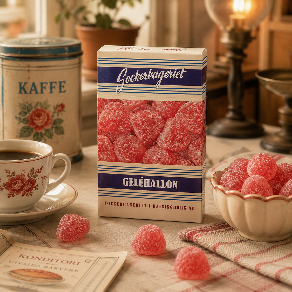 Geléhallon i ask 100 g