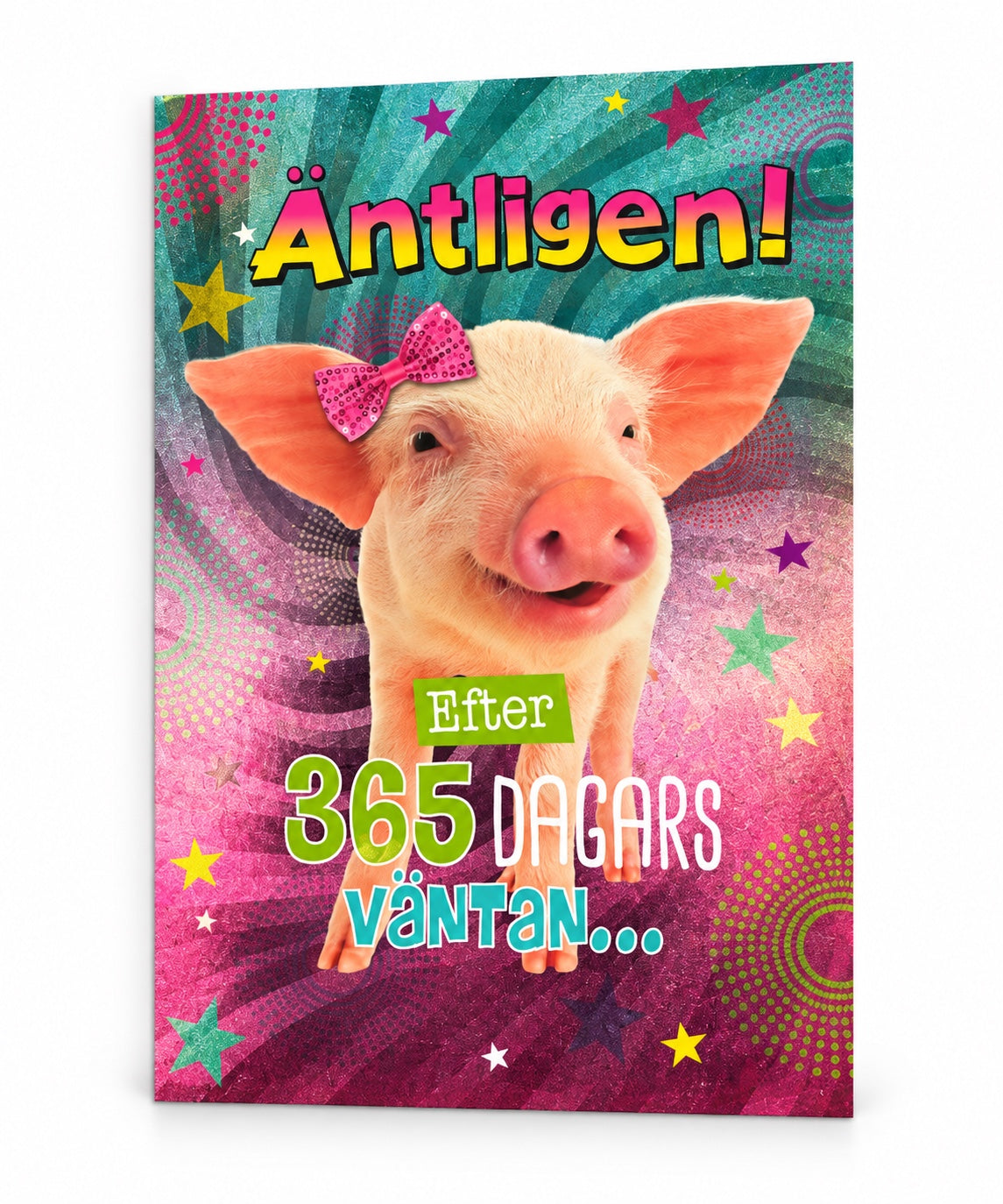 Gratulationskort Äntligen efter 365 dagars väntan – produktbild