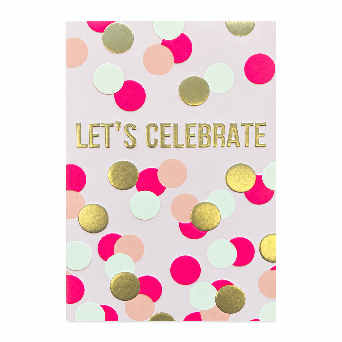 Gratulationskort Let's Celebrate – produktbild