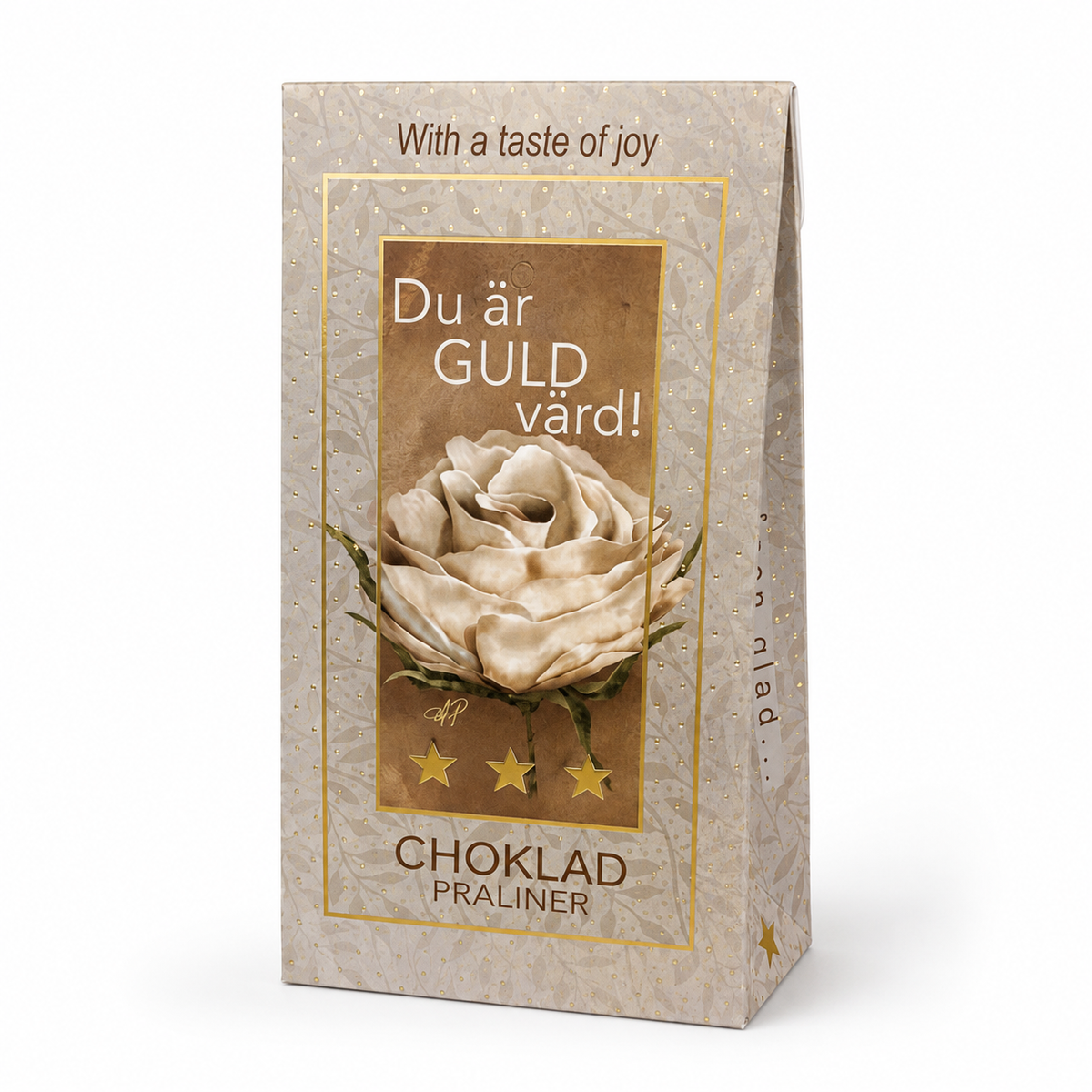 Klaras Deluxe Chokladpraliner Du är guld värd 100 g