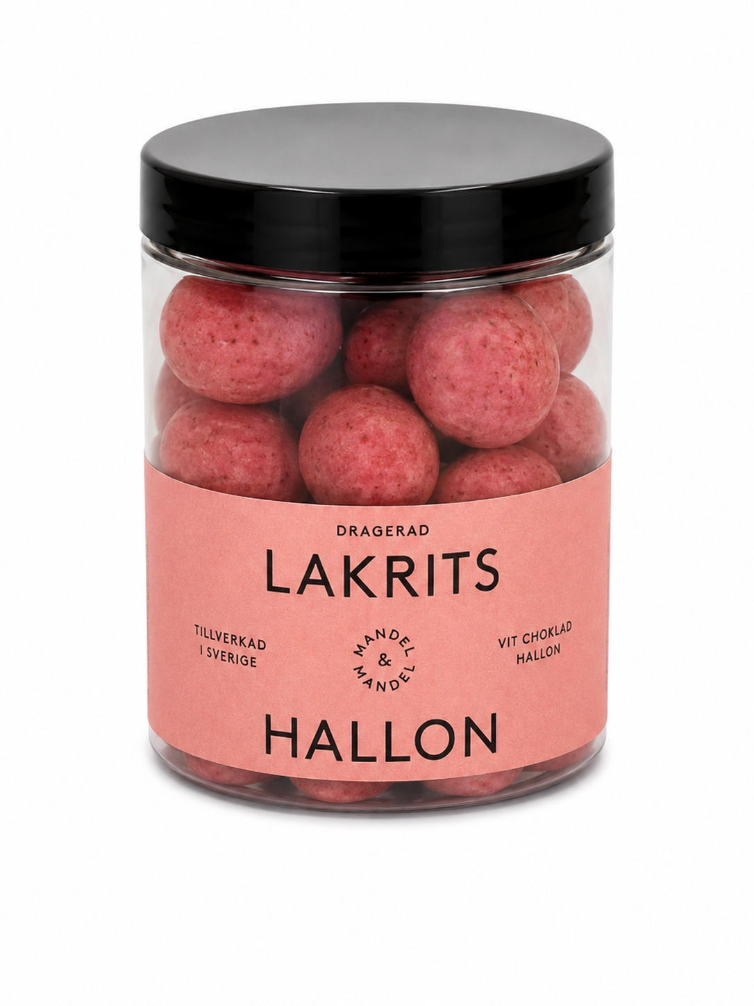 Hallon-lakrits mandel 150 g – produktbild
