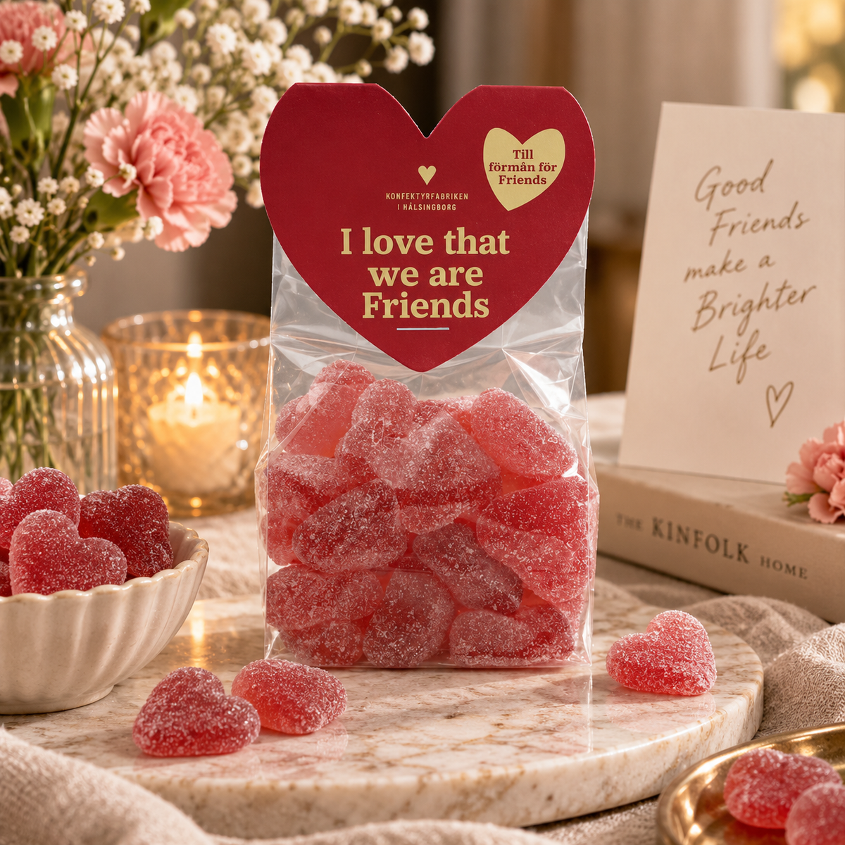 Friends Geléhjärtan 150 g