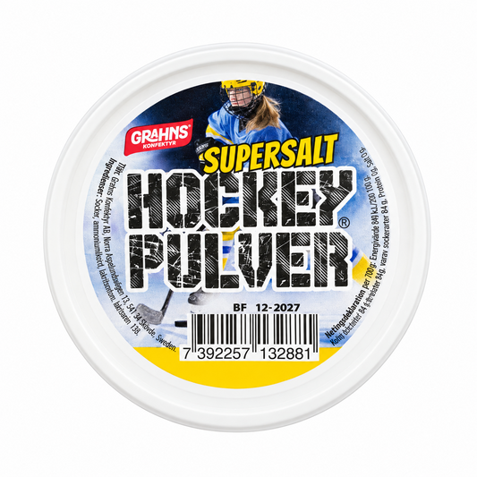 Grahns Supersalt Hockey Pulver 18 g produktbild