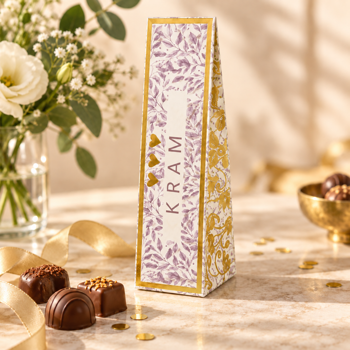 Klaras Chokladkort Kram 40 g – lifestylebild