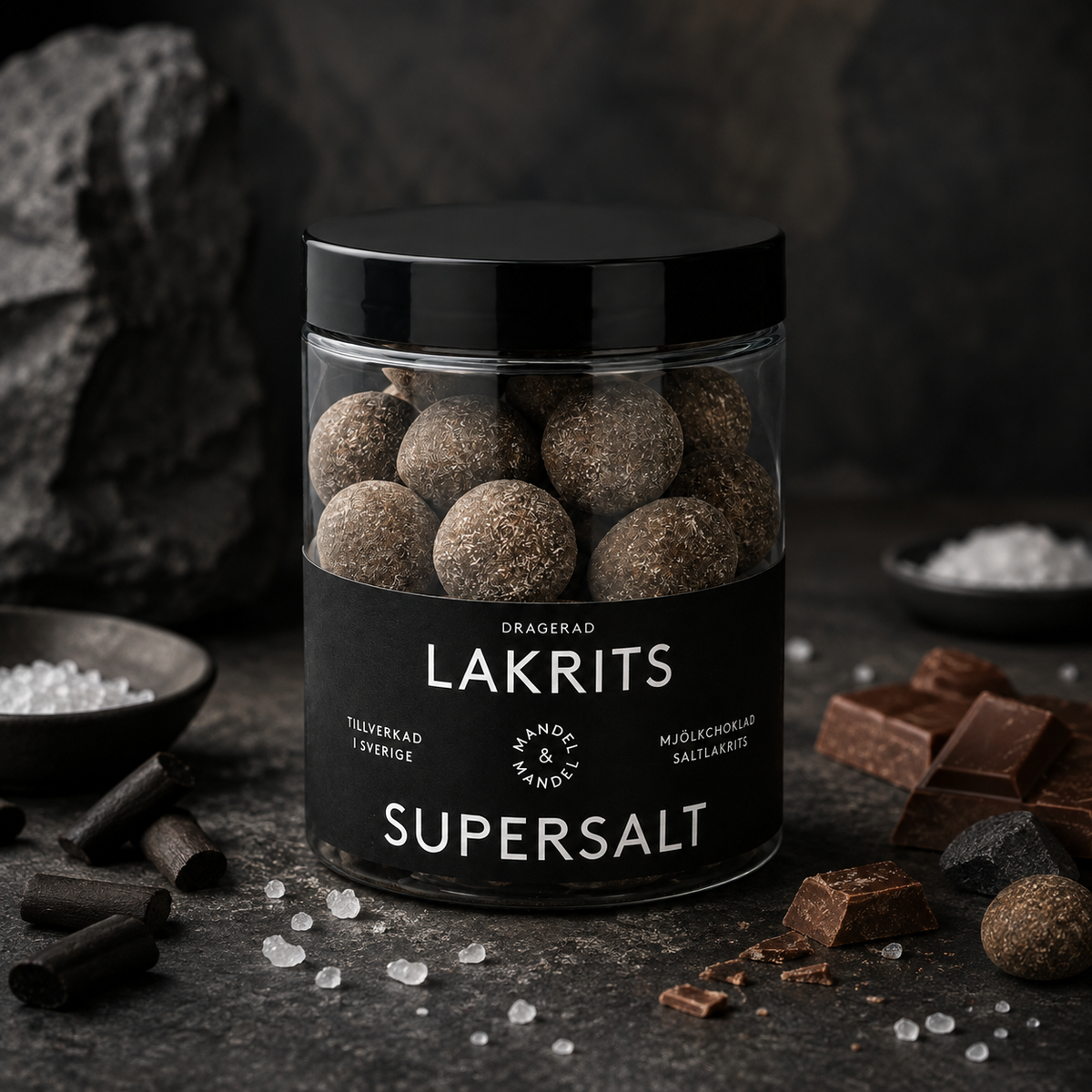 Supersalt 135 g — Lakrits i mjölkchoklad