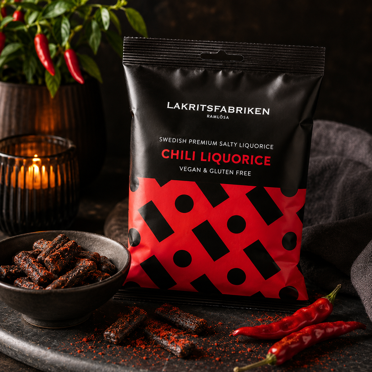 Lakritsfabriken Premium Liquorice Chili 100 g