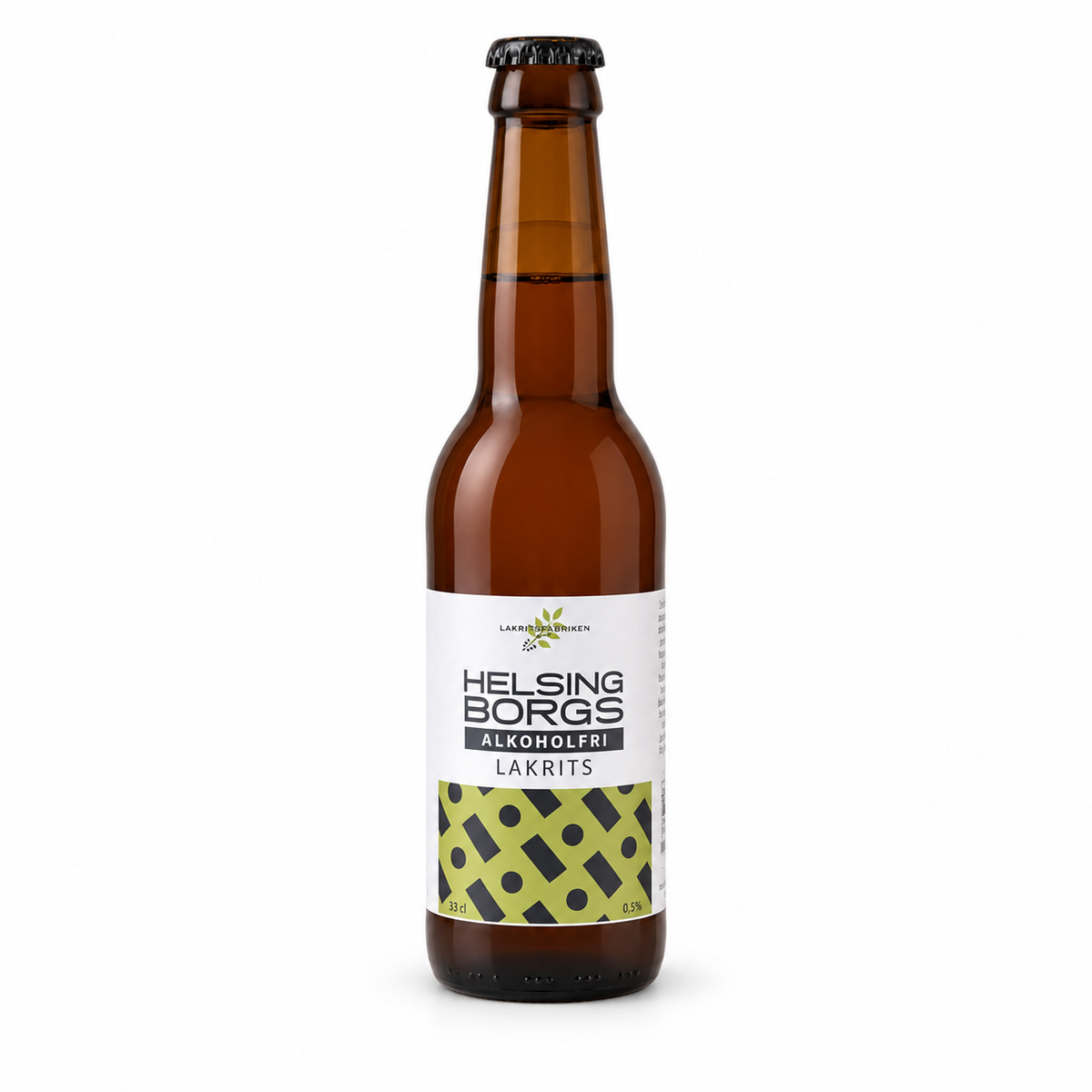 Lakritsfabrikens alkoholfria Lakritsöl 33 cl – produktbild
