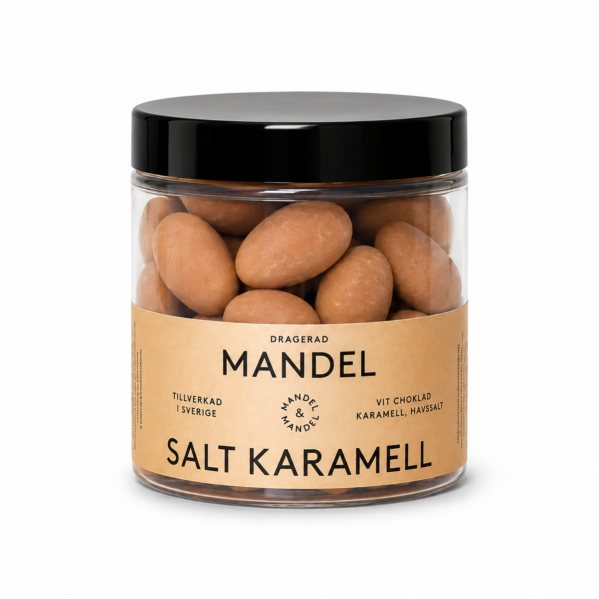 Salt Karamell Mandel i vit choklad 135 g