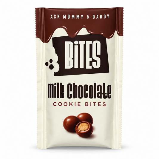 Ask Mummy & Daddy Milk Chocolate Cookie Bites – produktbild