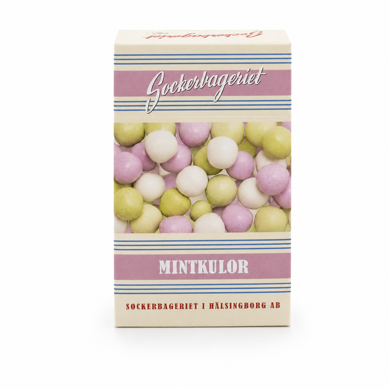 Mintkulor i ask 100 g
