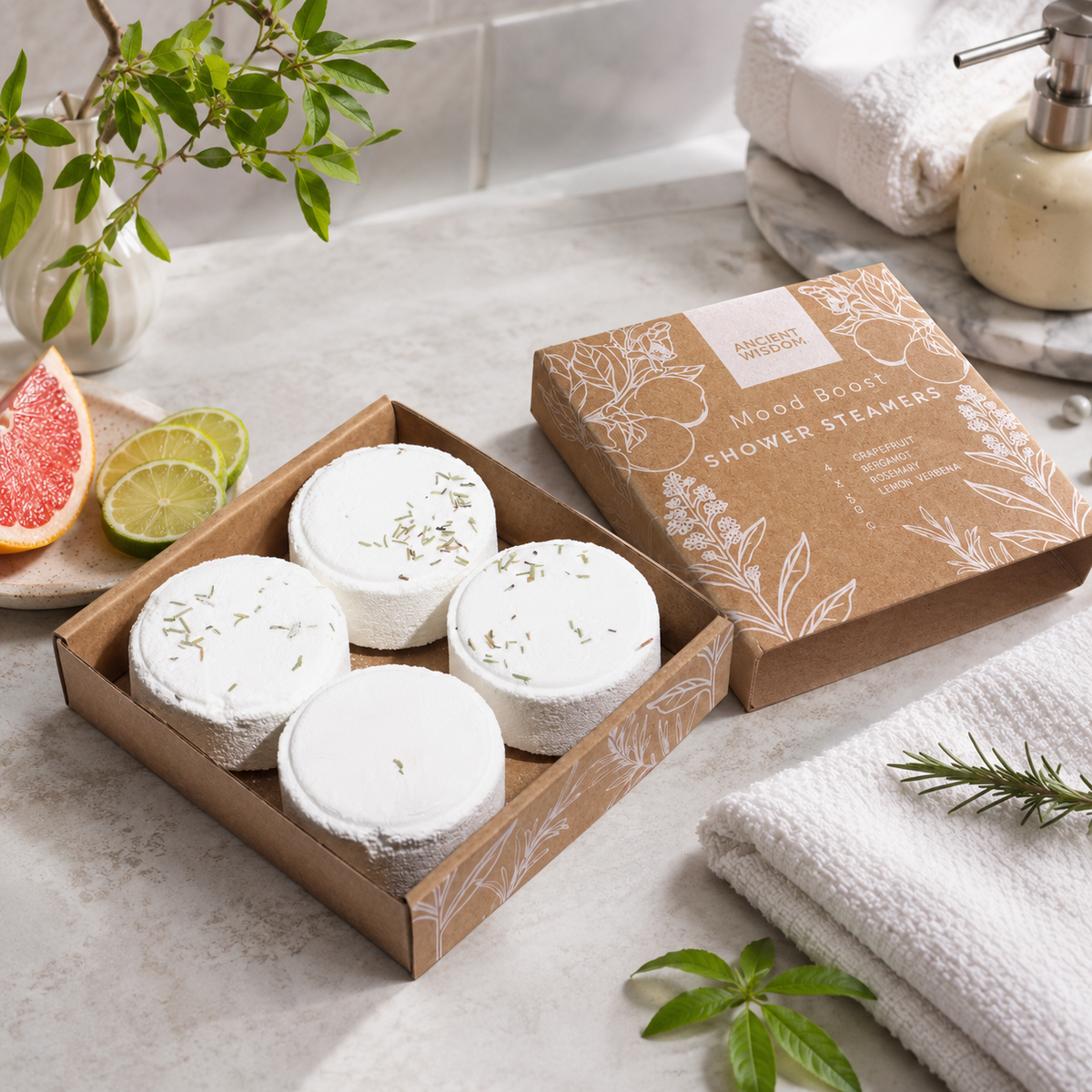 Mood Boost Shower Steamers – lifestylebild