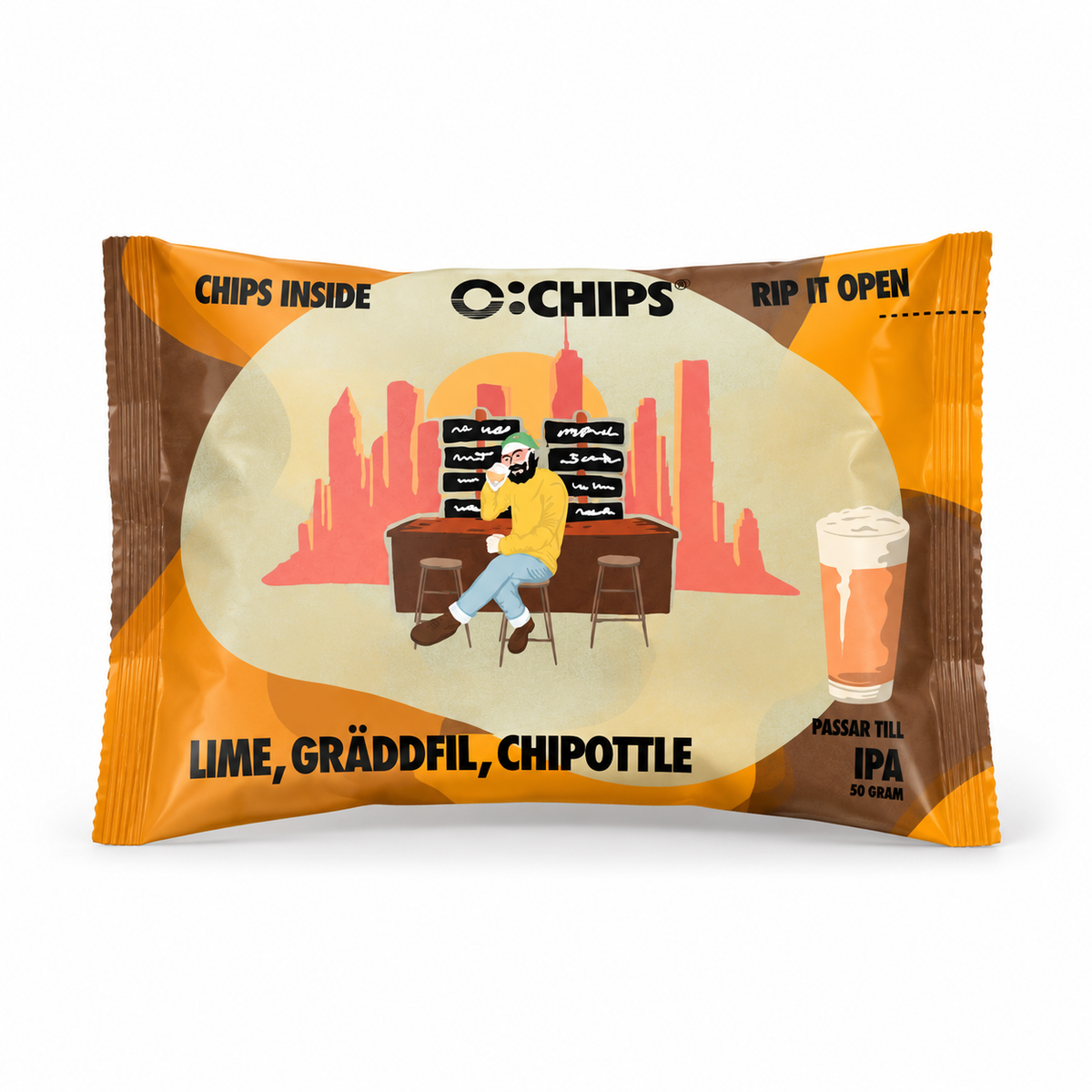 Ö-Chips Karamelliserad Lök 50 g