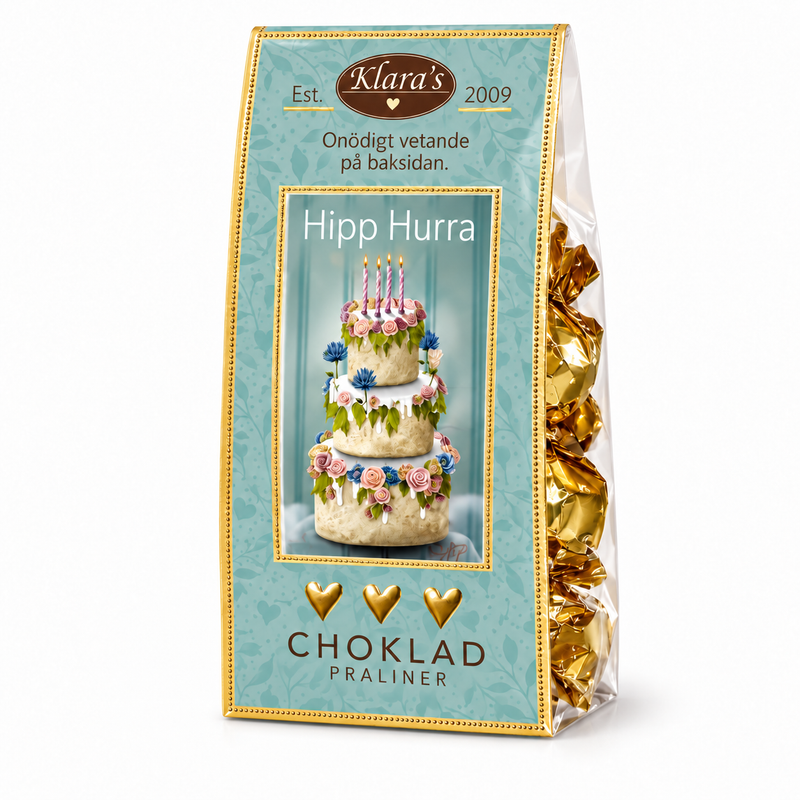 Klaras Chokladpraliner Onödigt vetande Hipp hurra 90 g