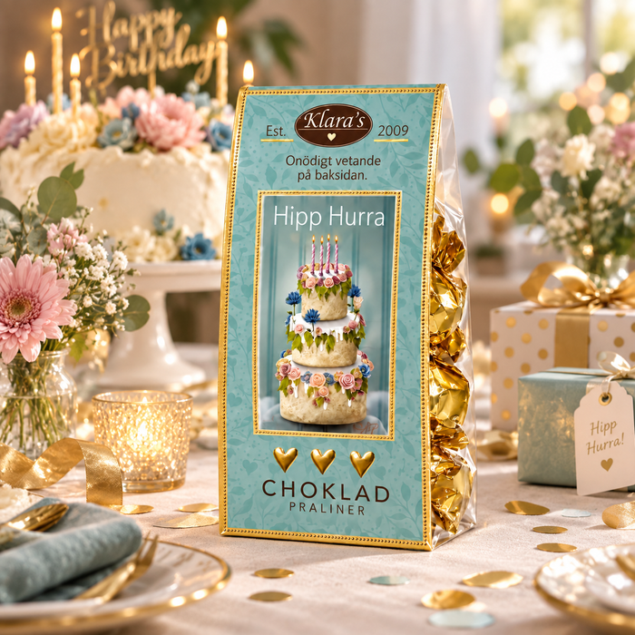 Klaras Chokladpraliner Onödigt vetande Hipp hurra 90 g